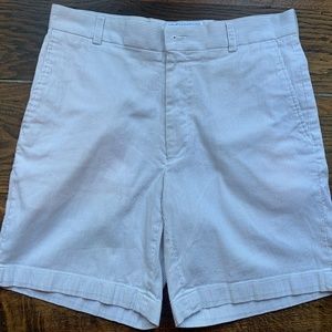 32" White Corduroy Southern Tide Shorts